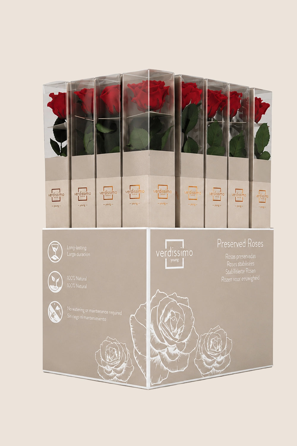 Amorosa Standard Geschenkbox Rot – Pack 20 u.