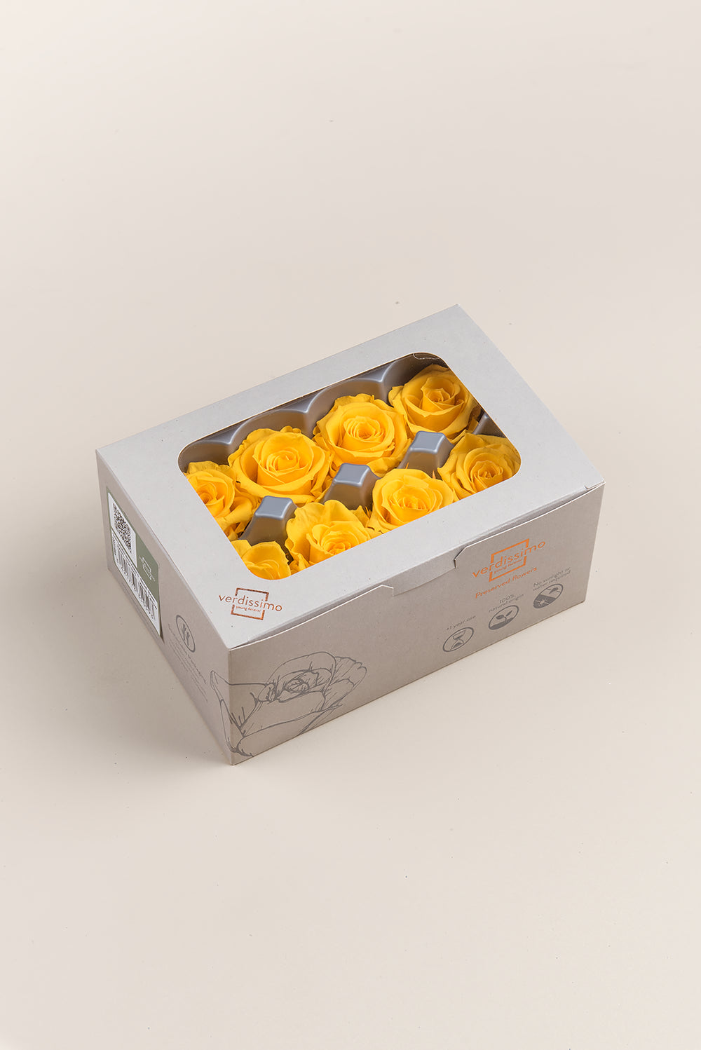 Rose Medium - Boîte 8 têtes