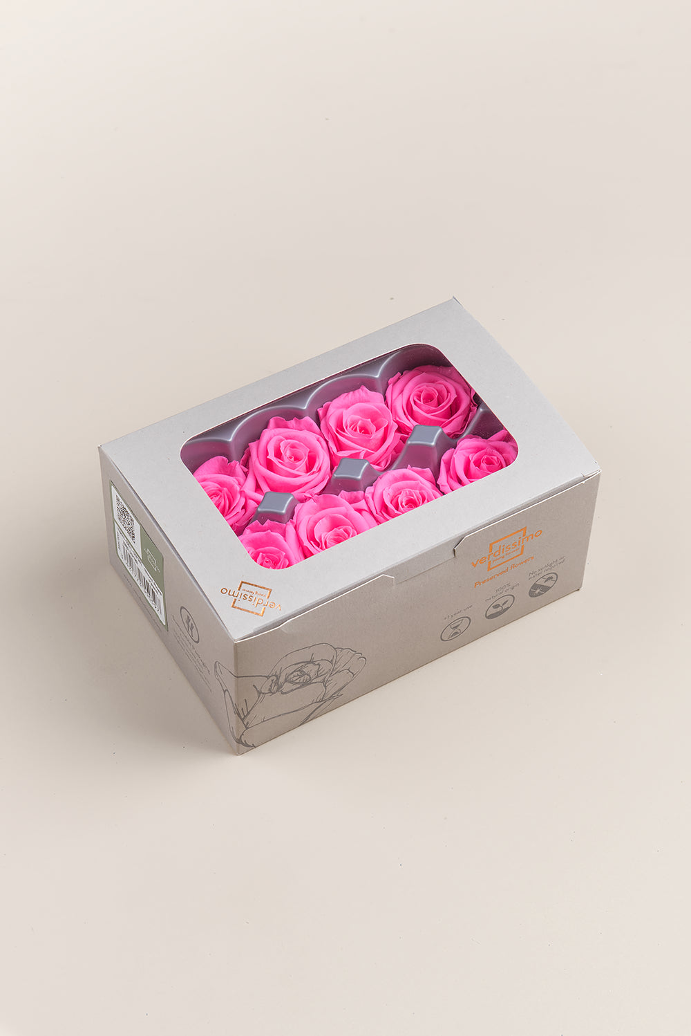 Rose Medium - Boîte 8 têtes