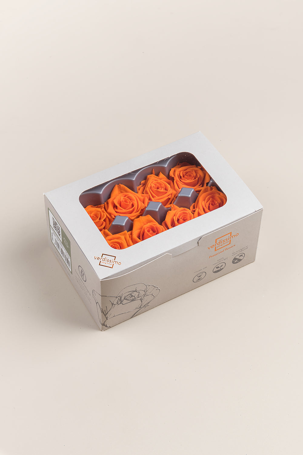 Rose Medium - Boîte 8 têtes