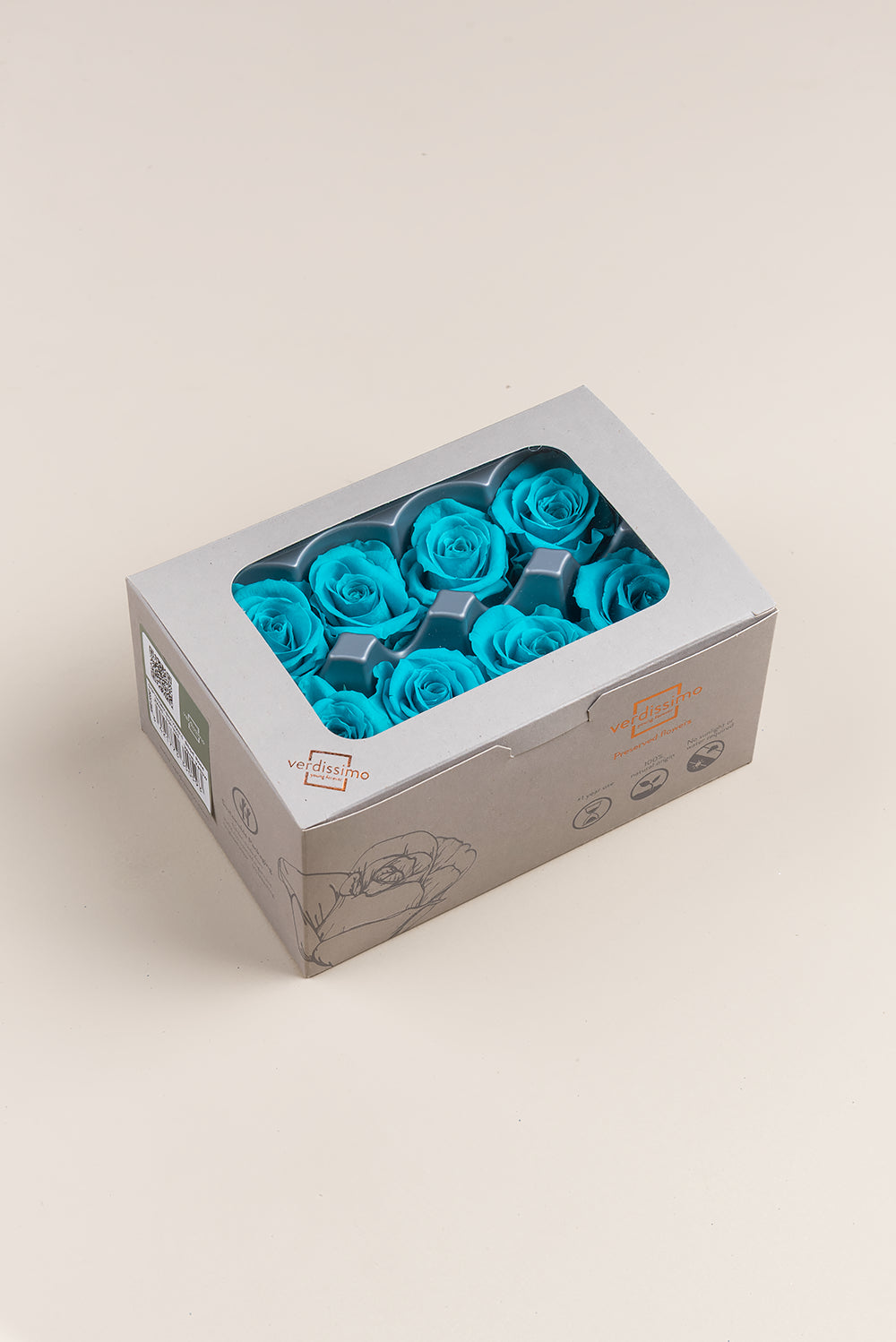 Rose Medium - Boîte 8 têtes