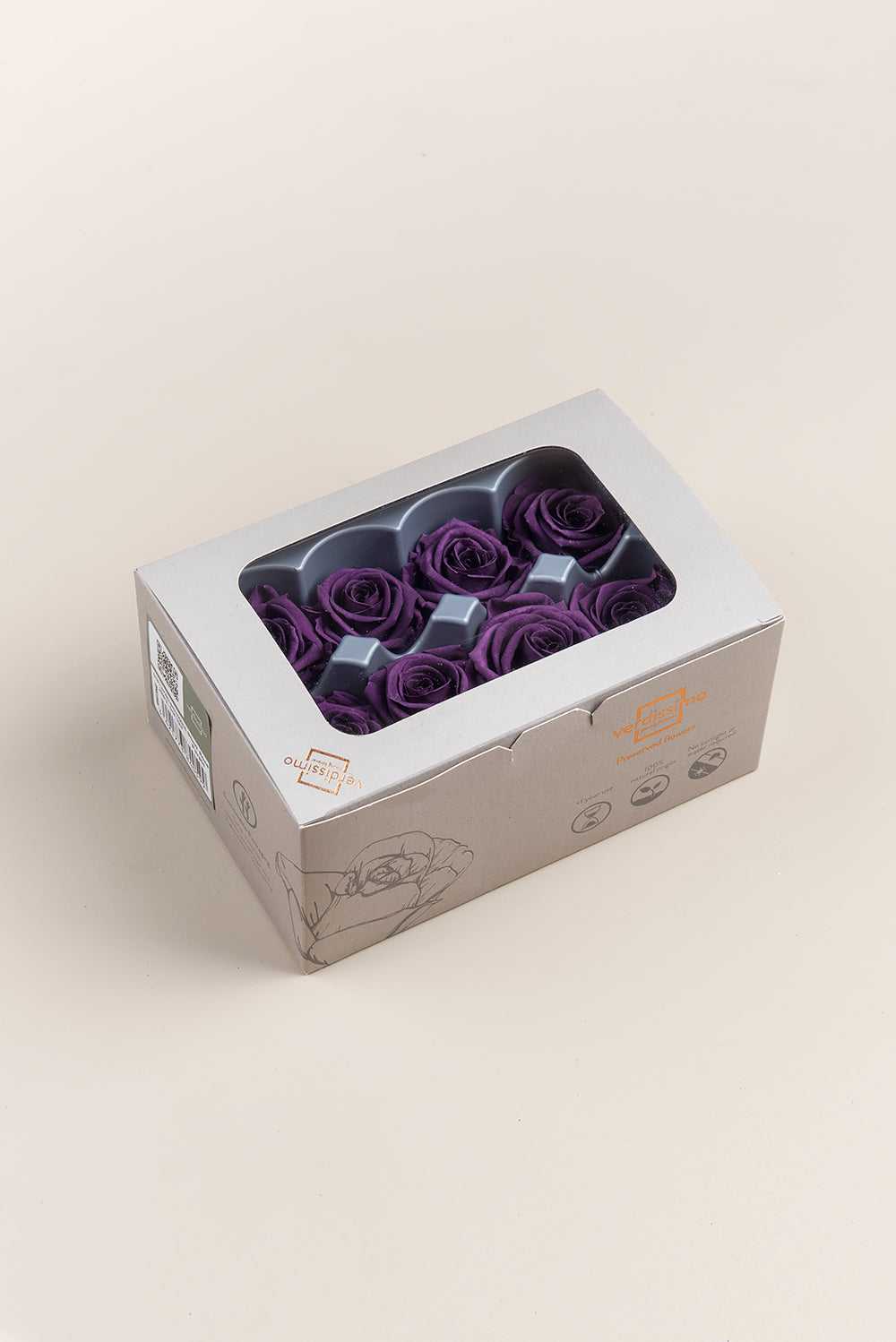 Rose Medium - Boîte 8 têtes